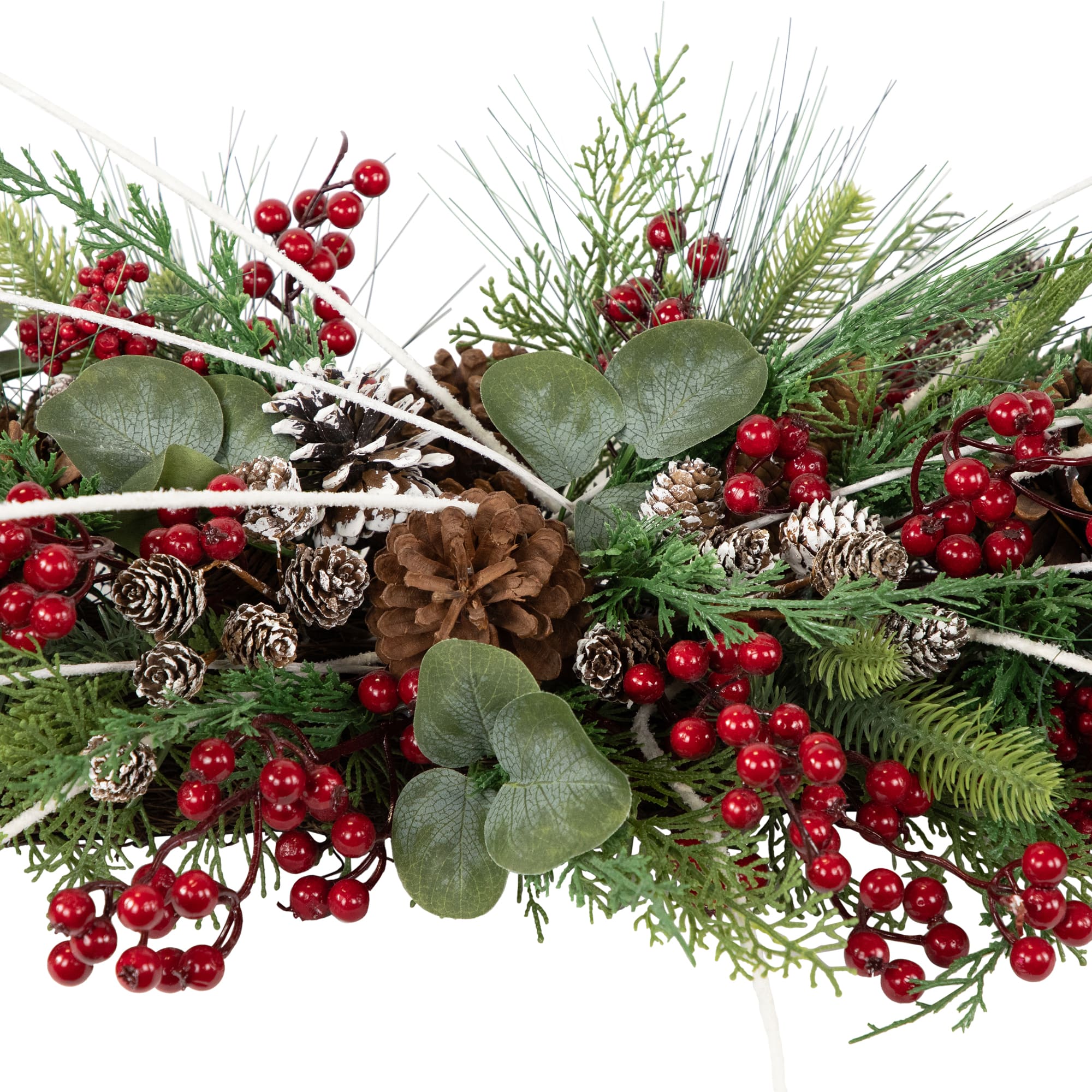 Real Touch™ 5ft. Unlit Berries & Birch Twigs Artificial Pine Christmas Swag